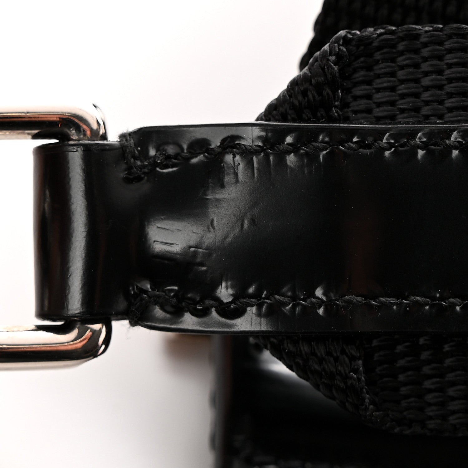 Prada Tessuto Nylon Spazzolato Tote Black 11 of 12