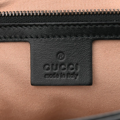Gucci Calfskin Matelasse Large GG Marmont Shoulder Bag Black 6 of 12