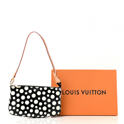 Louis Vuitton Vernis Kusama Infinity Dots Pochette Accessories Black 11 of 11