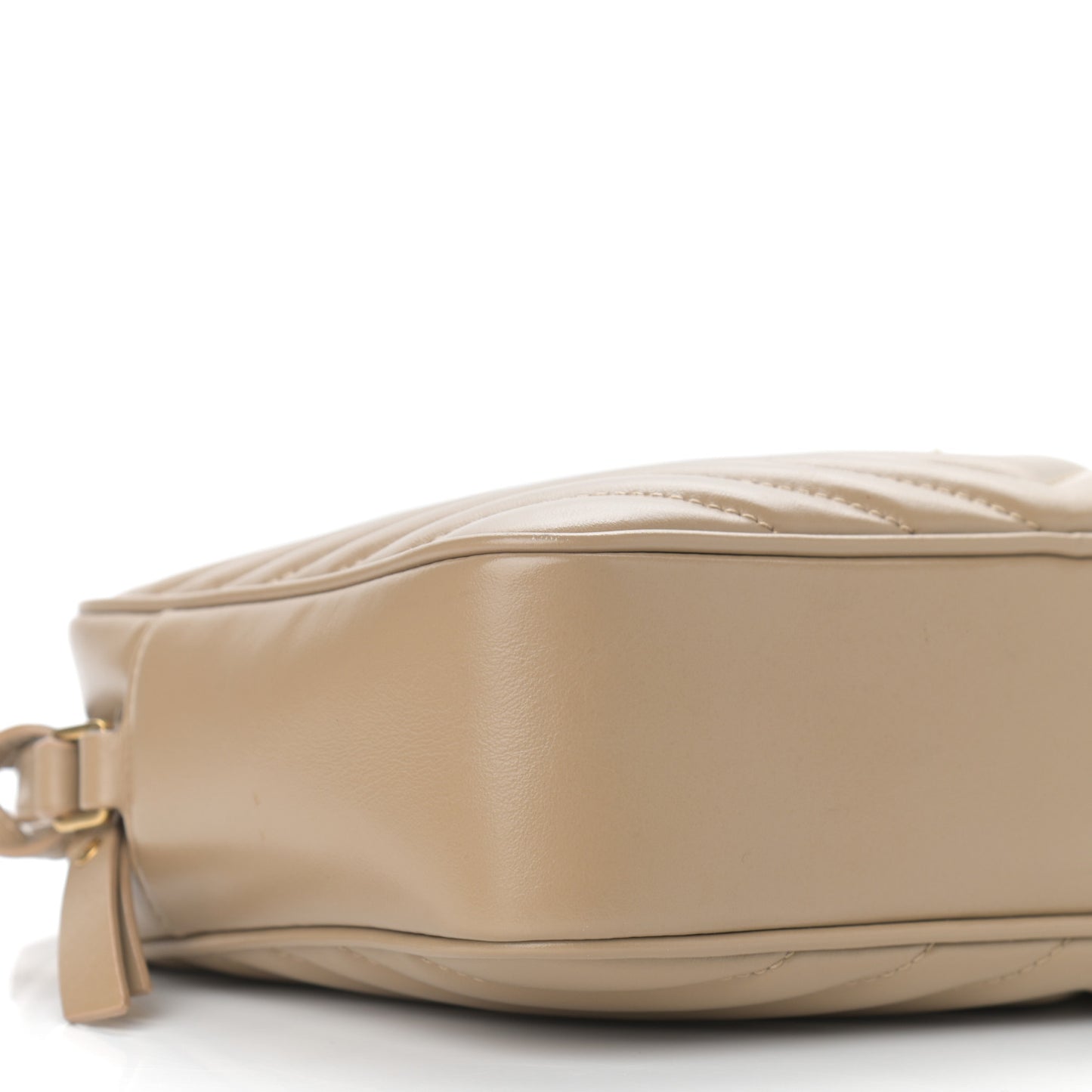 Calfskin Matelasse Monogram Lou Camera Bag Dark Latte