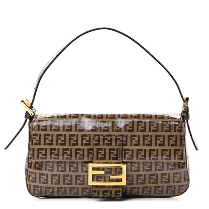 Fendi Vinyl Zucchino Baguette Tobacco 1 of 11