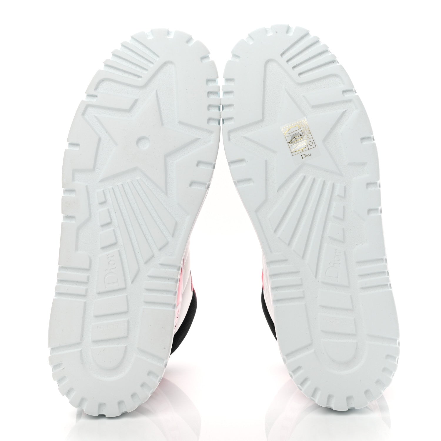 Christian Dior Nylon Calfskin Womens D-Player High Top Sneakers 37 Pink 5 of 8