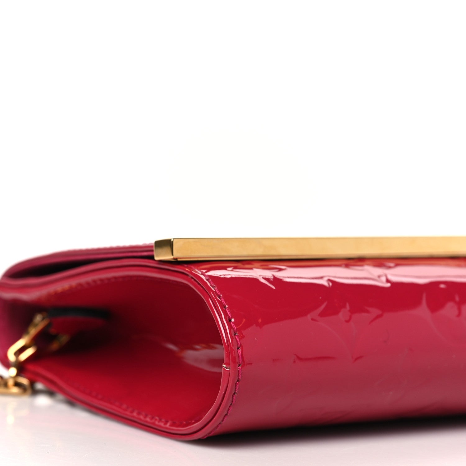 Louis Vuitton Vernis Ana Clutch Rose Indien 8 of 13
