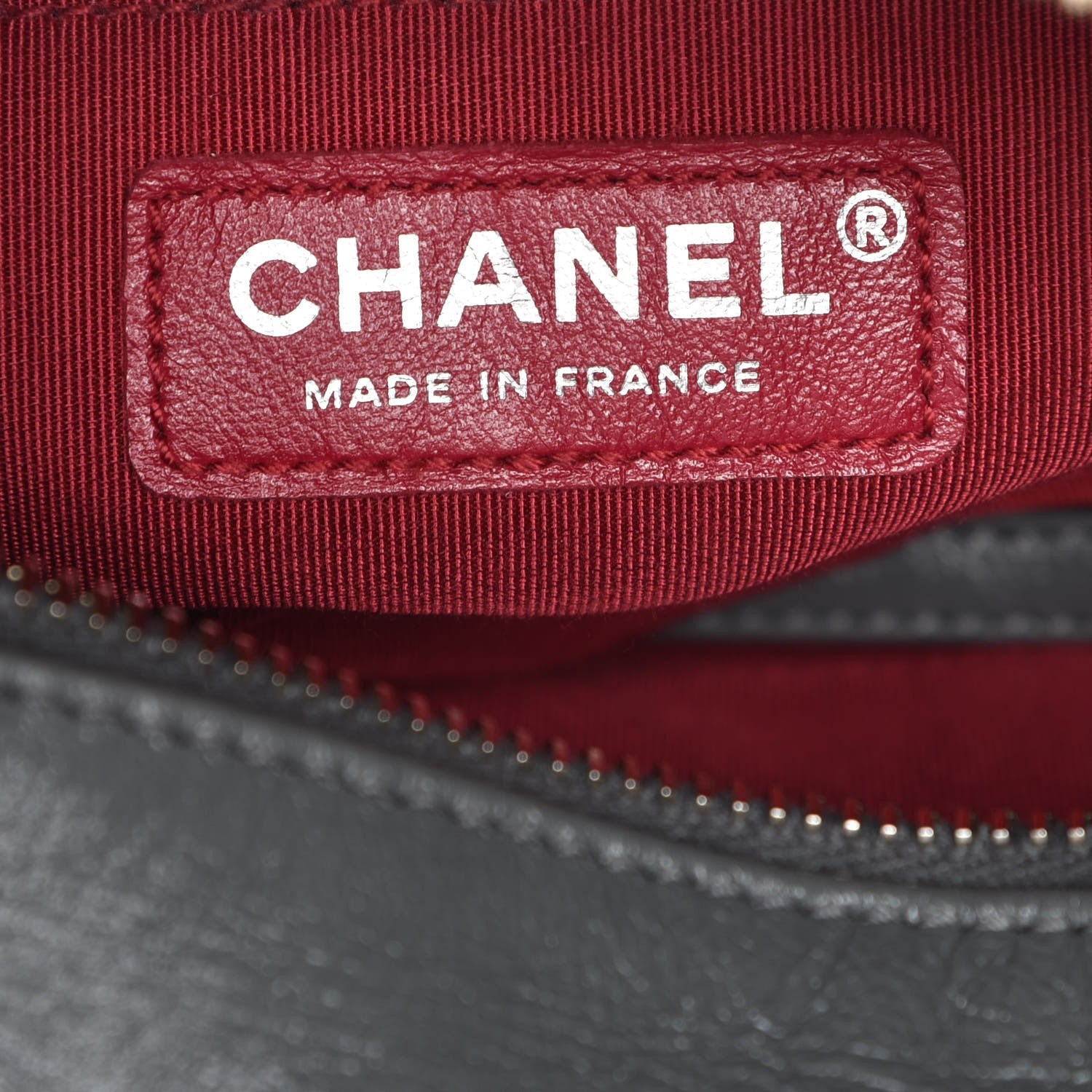 Chanel Tweed Calfskin Quilted Small Gabrielle Hobo Grey 6 of 8