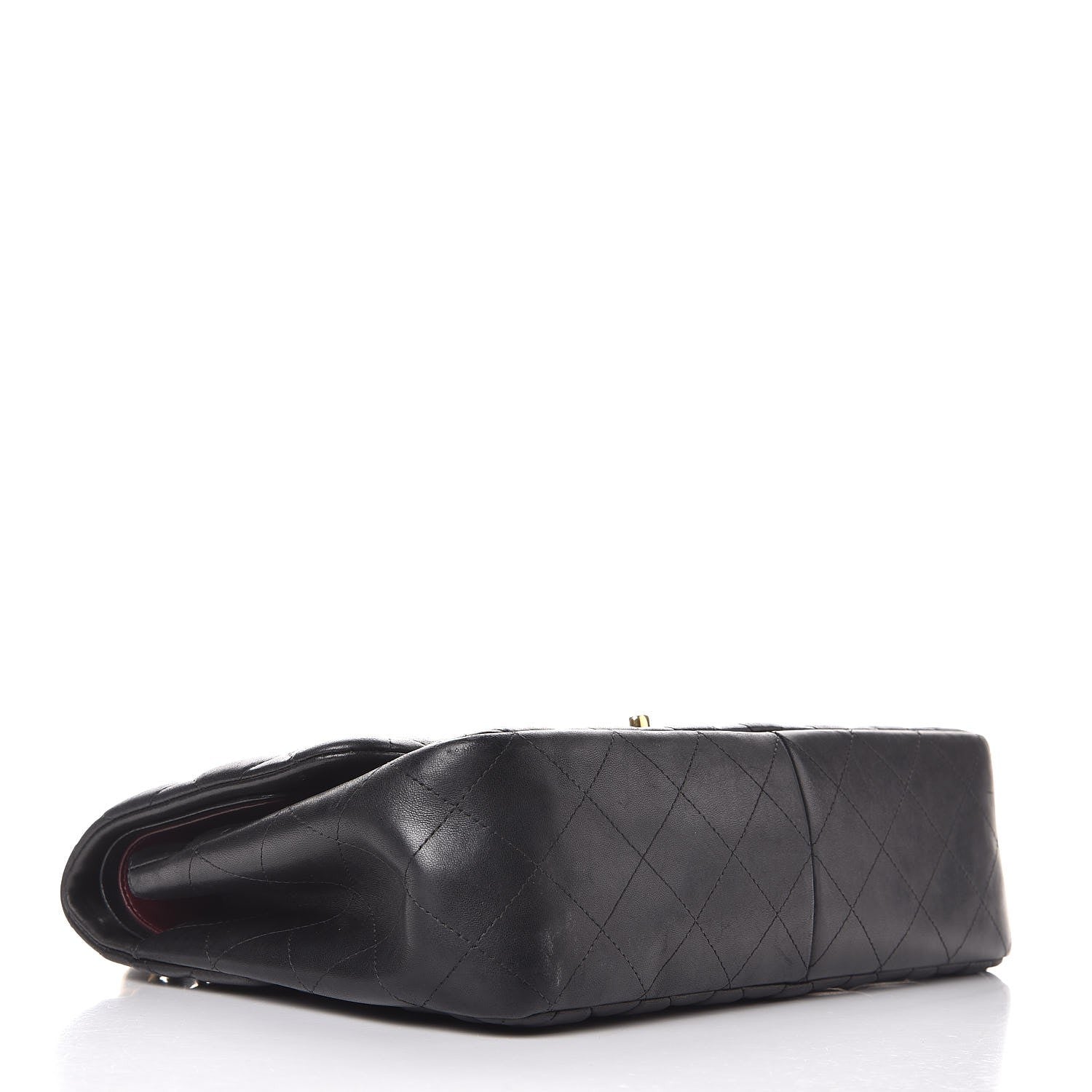 Chanel Lambskin Quilted Jumbo Double Flap Black 4 of 10