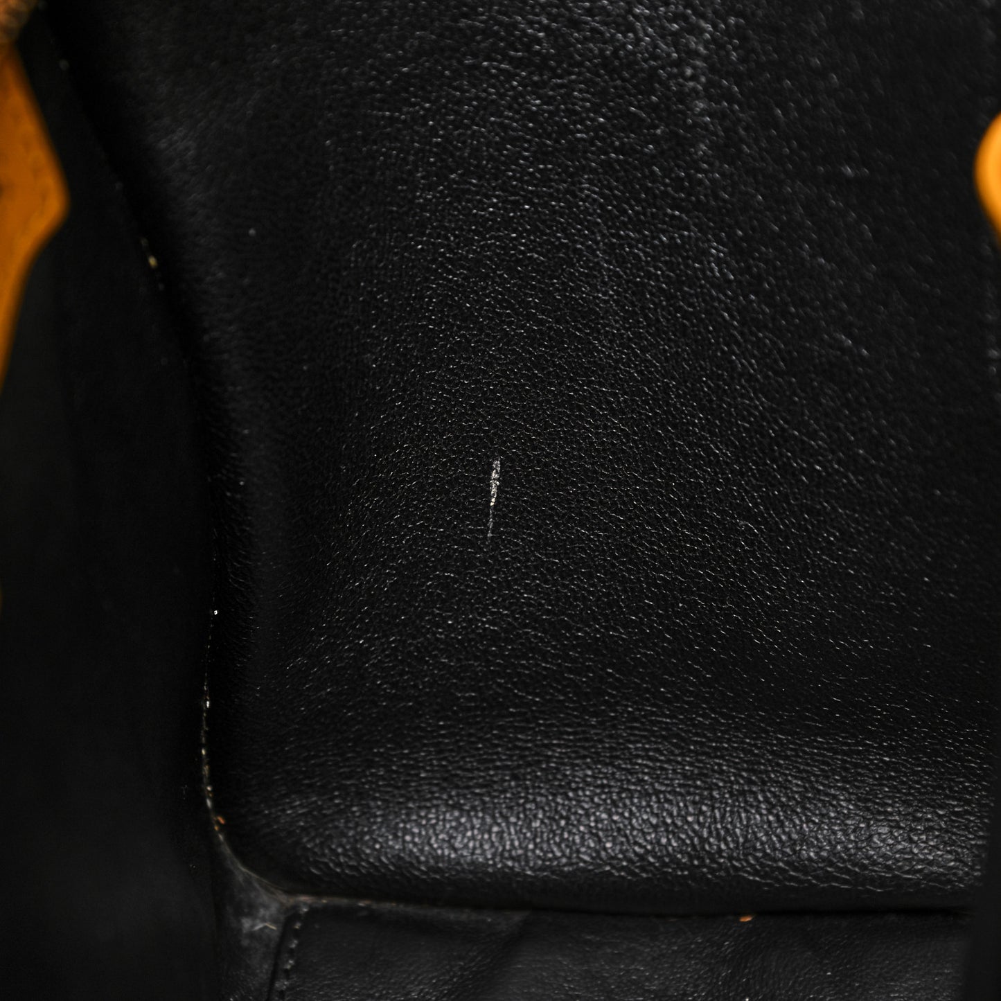 Smooth Calfskin Micro Luggage Amber