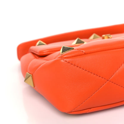 Valentino Garavani Nappa Medium Roman Stud Shoulder Bag Titian 7 of 8