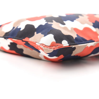 Prada Cordura Saffiano Camouflage Crossbody Rosso 7 of 9