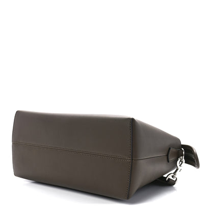 Fendi Vitello Dolce Bi-Color FF 1974 Embossed Medium By The Way Boston Bag Maya Black 8 of 10