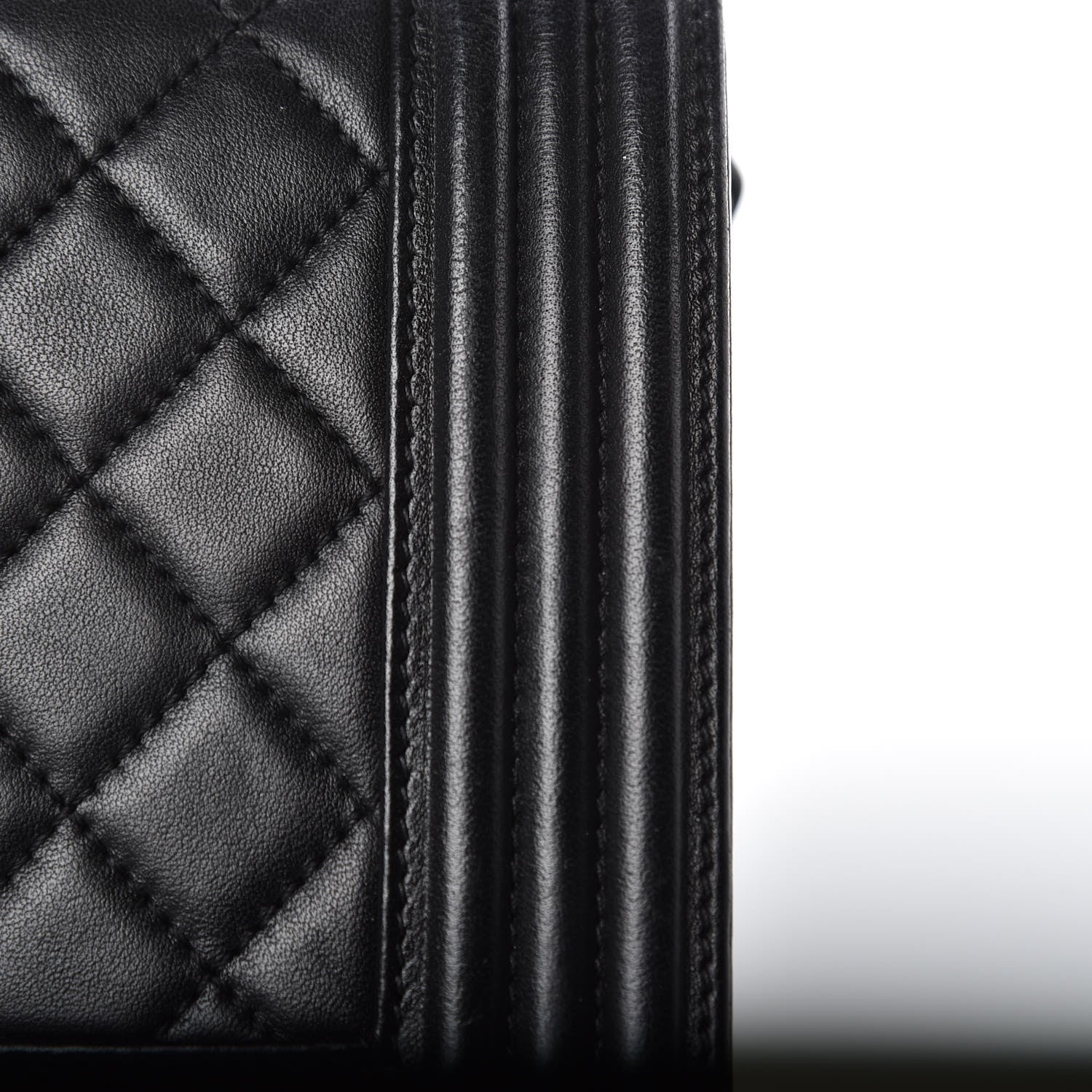 Chanel Lambskin Quilted Medium Boy Flap Black 14 of 17
