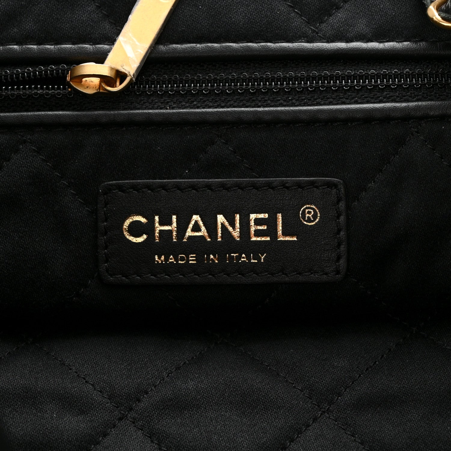 Chanel Shiny Calfskin Quilted Small Chanel 22 Black 7 of 12
