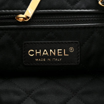Chanel Shiny Calfskin Quilted Small Chanel 22 Black 7 of 12