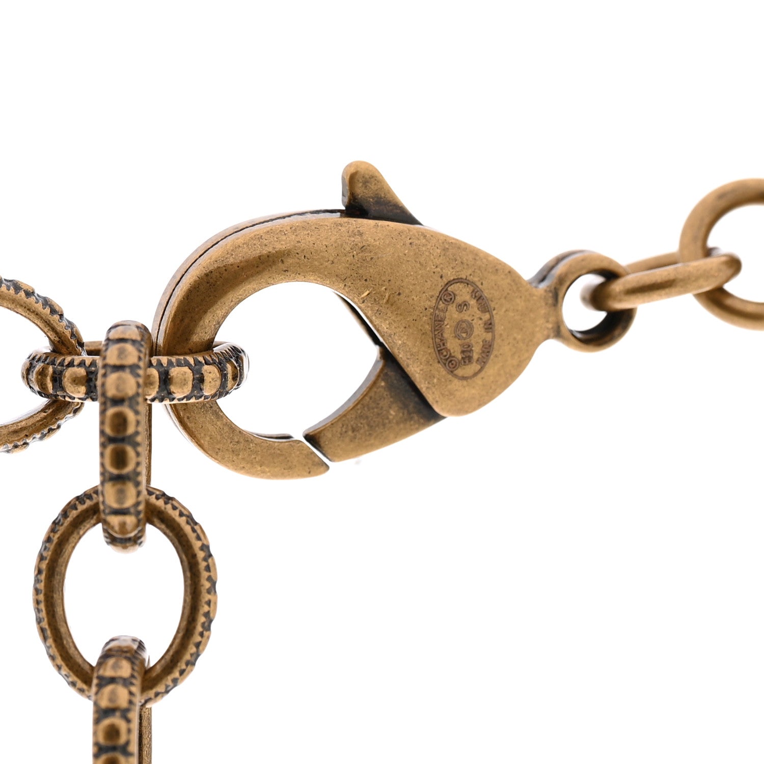 Chanel Crystal CC City Of Lights Necklace Gold 5 of 5