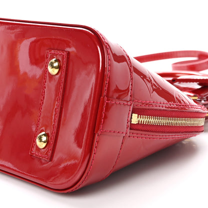 Louis Vuitton Vernis Alma BB Pomme D'Amour 9 of 9