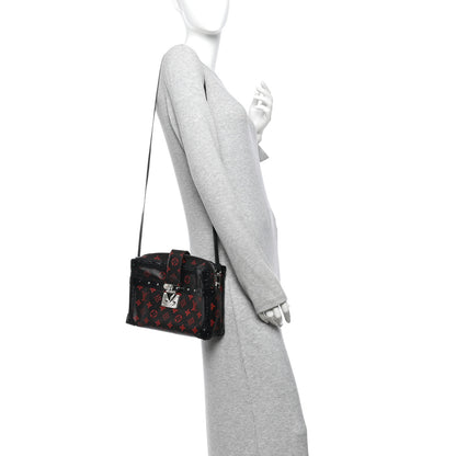 Louis Vuitton Monogram Petite Malle Soft MM Infrarouge 2 of 11
