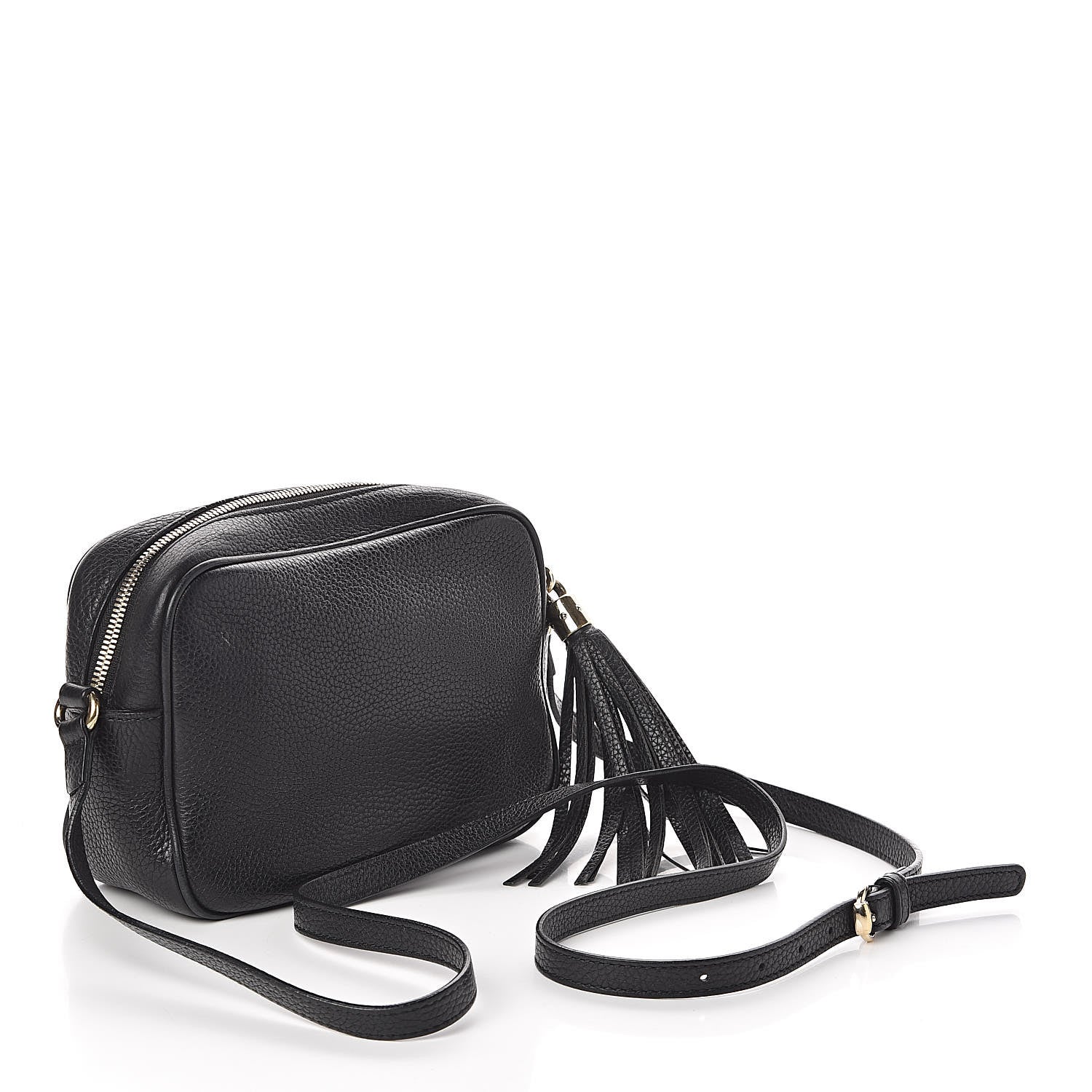 Gucci Pebbled Calfskin Small Soho Disco Bag Black 3 of 11