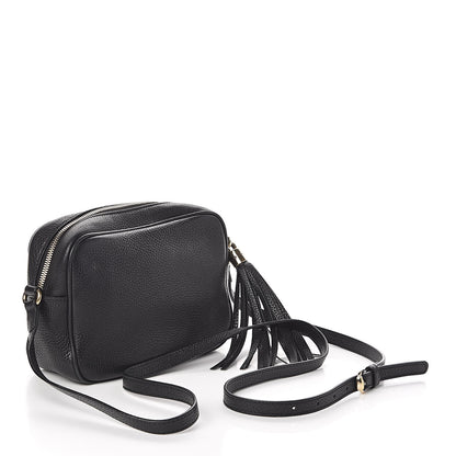 Gucci Pebbled Calfskin Small Soho Disco Bag Black 3 of 11