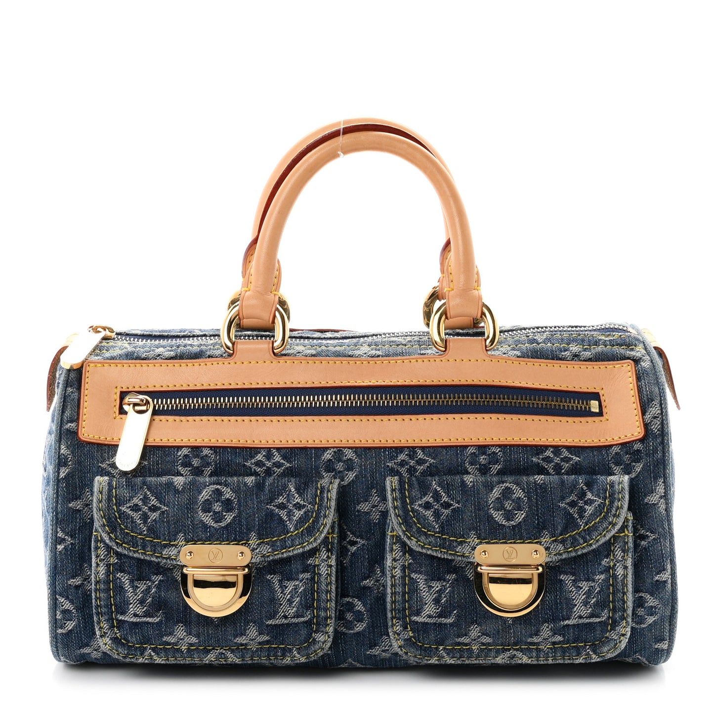 Monogram Denim Neo Speedy Blue