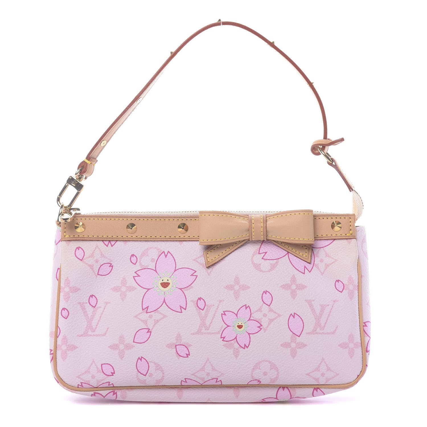 Louis Vuitton Monogram Cherry Blossom Pochette Accessories Pink 1 of 10