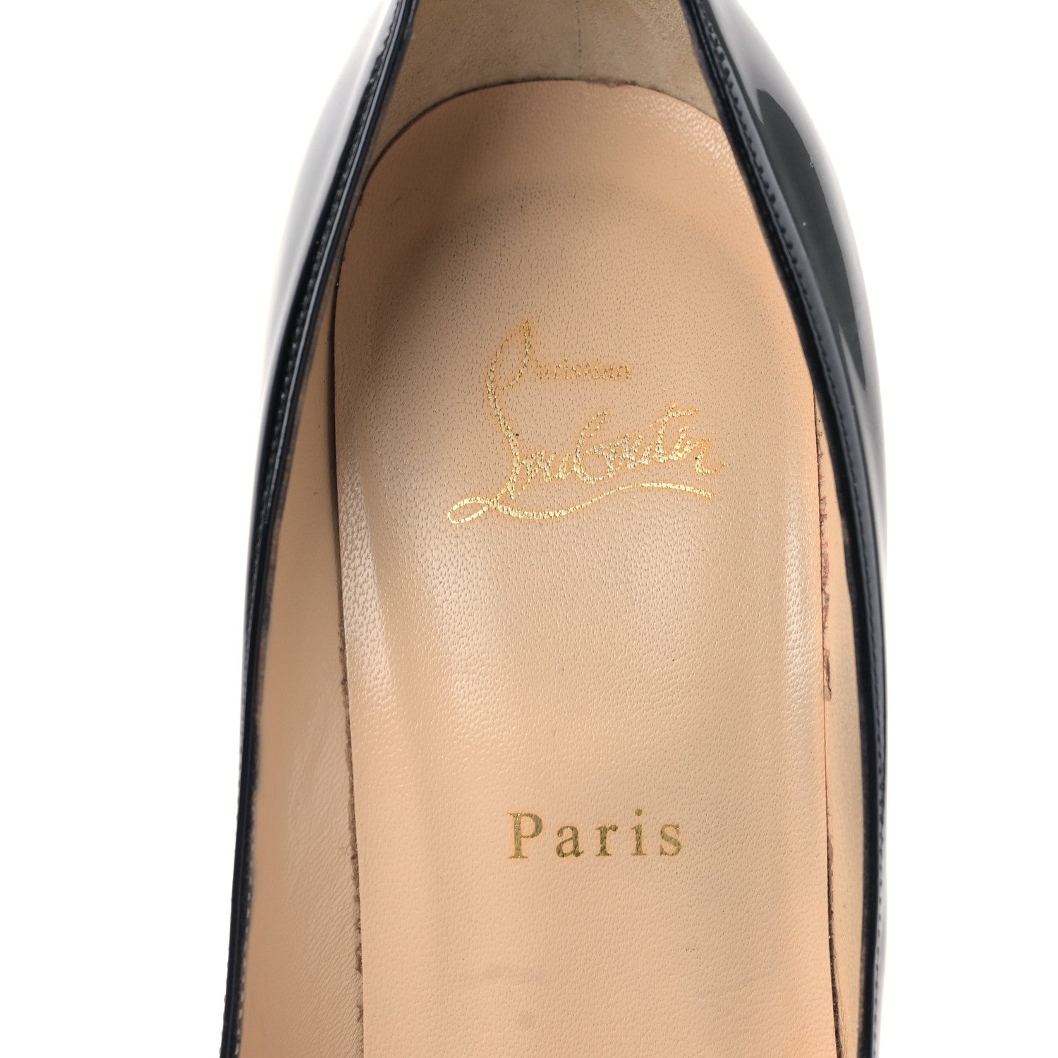 Christian Louboutin Patent Decollete 554 100 Pumps 41 Black 7 of 9