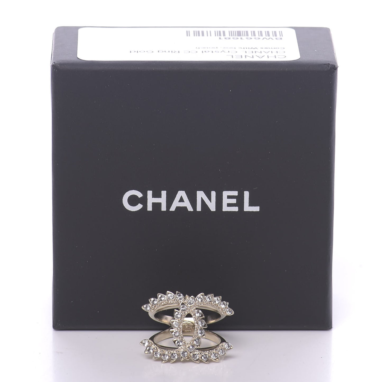 Metal Strass Dazzling Wheat CC Ring 6 Gold