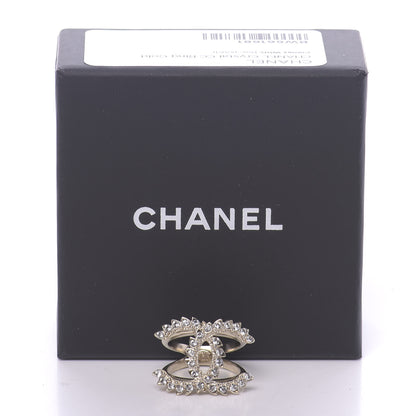 Chanel Metal Strass Dazzling Wheat CC Ring 6 Gold 6 of 6
