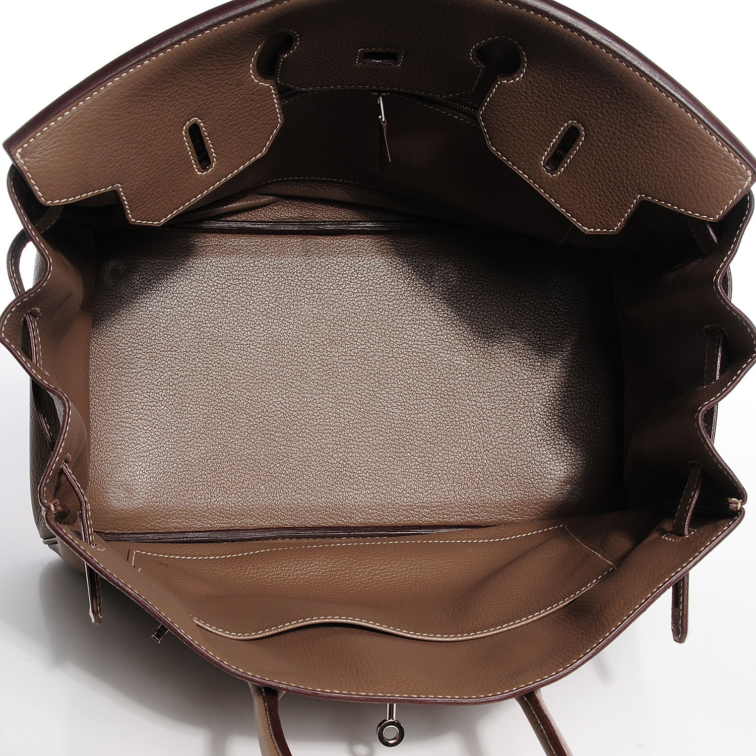 Hermes Taurillon Clemence Birkin 35 Etoupe 8 of 25