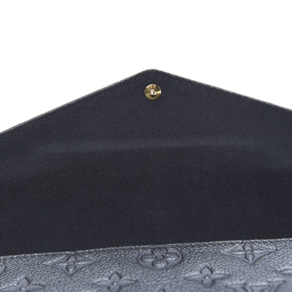 Louis Vuitton Empreinte Pochette Felicie Chain Wallet Black 14 of 15