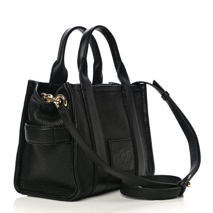Marc Jacobs Grained Calfskin Small The Tote Bag Black 3 of 12