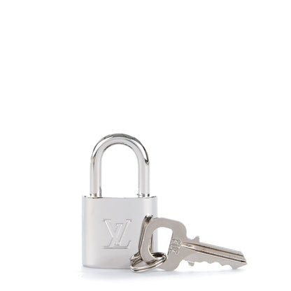 Louis Vuitton Polished Silver Lock and Key Set 1 of 6