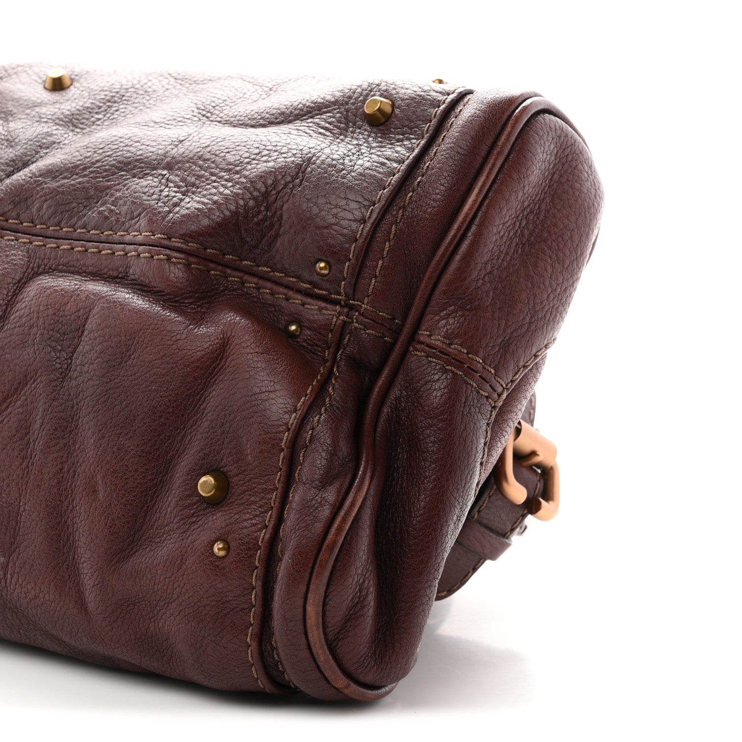 Chloe Calfskin Medium Paddington Satchel Chocolate 10 of 10