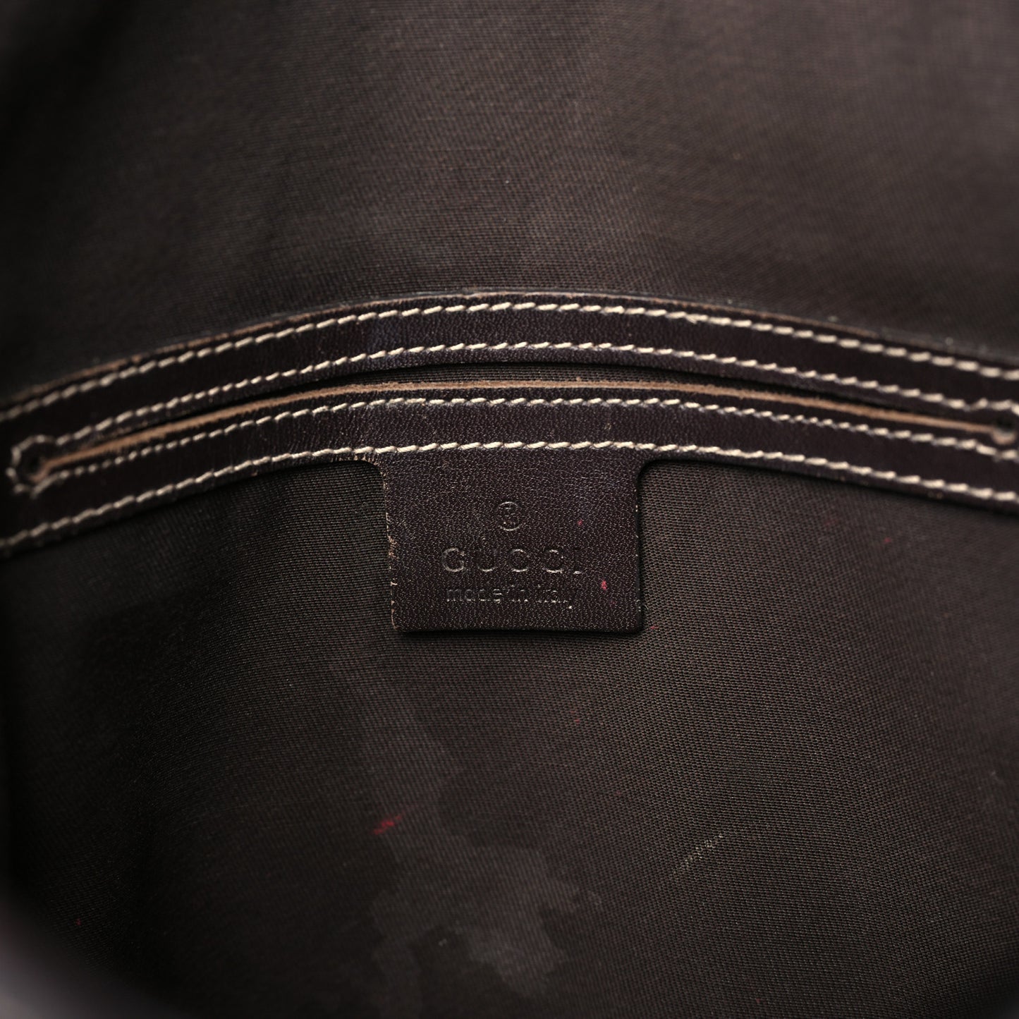 GG Supreme Monogram Selleria Calfskin Small Flap Messenger Bag Beige Ebony Cocoa Dark Chocolate