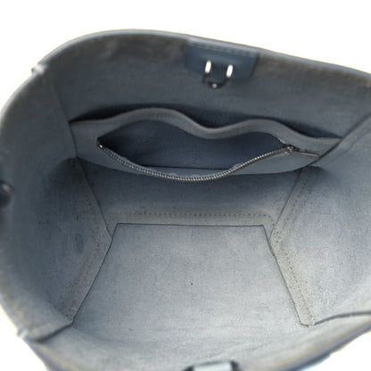 Celine Soft Grained Calfskin Small Sangle Bucket Bag Storm 5 of 9