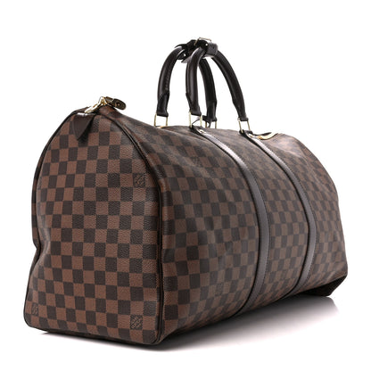 Louis Vuitton Damier Ebene Keepall 50 3 of 12