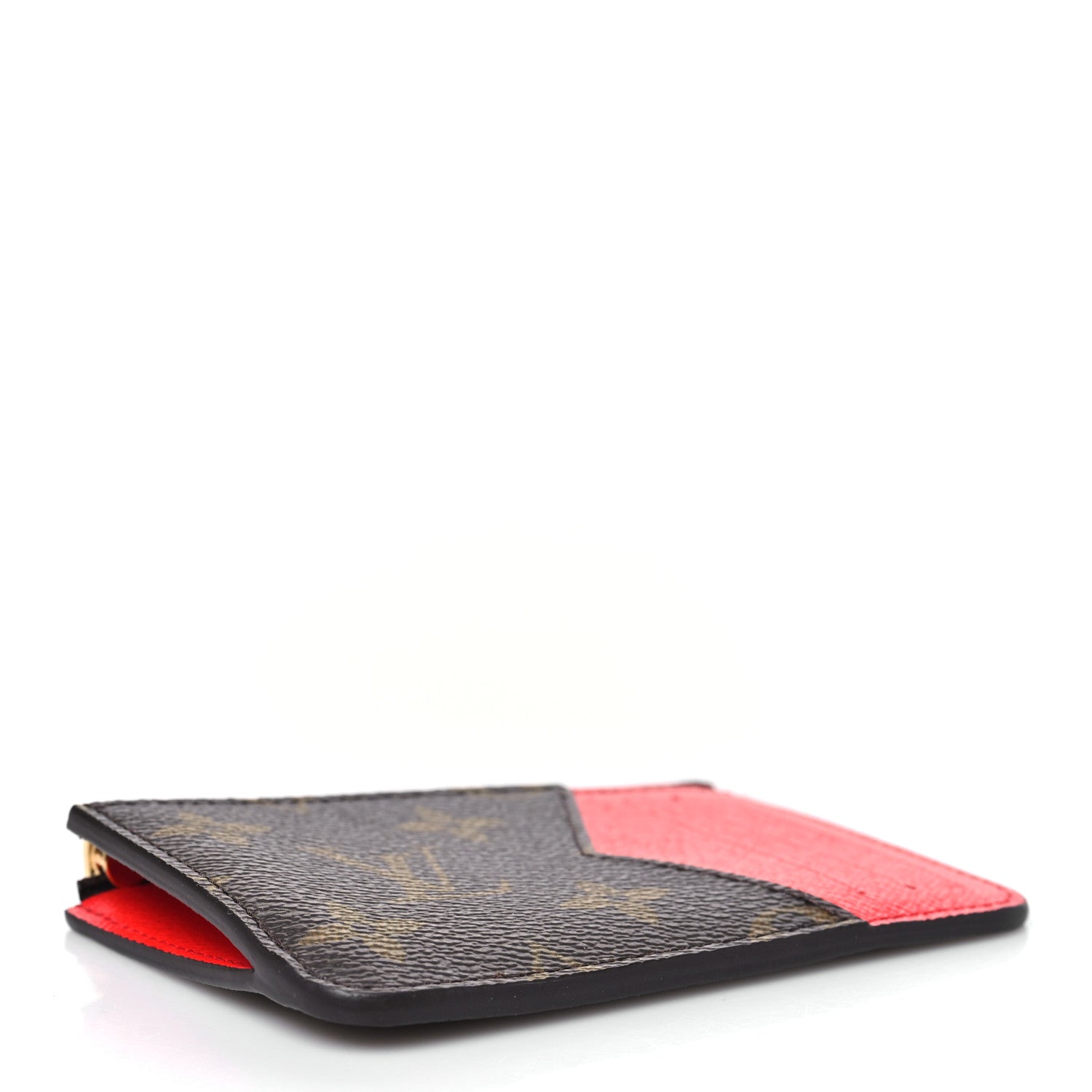 Louis Vuitton Monogram Zipped Romy Card Holder Red 4 of 7