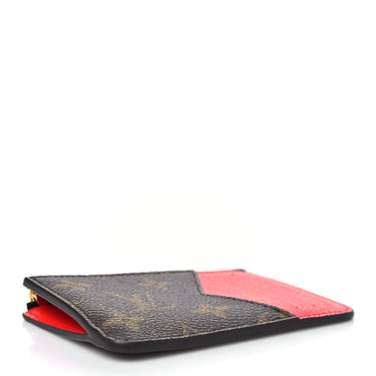 Louis Vuitton Monogram Zipped Romy Card Holder Red 4 of 7