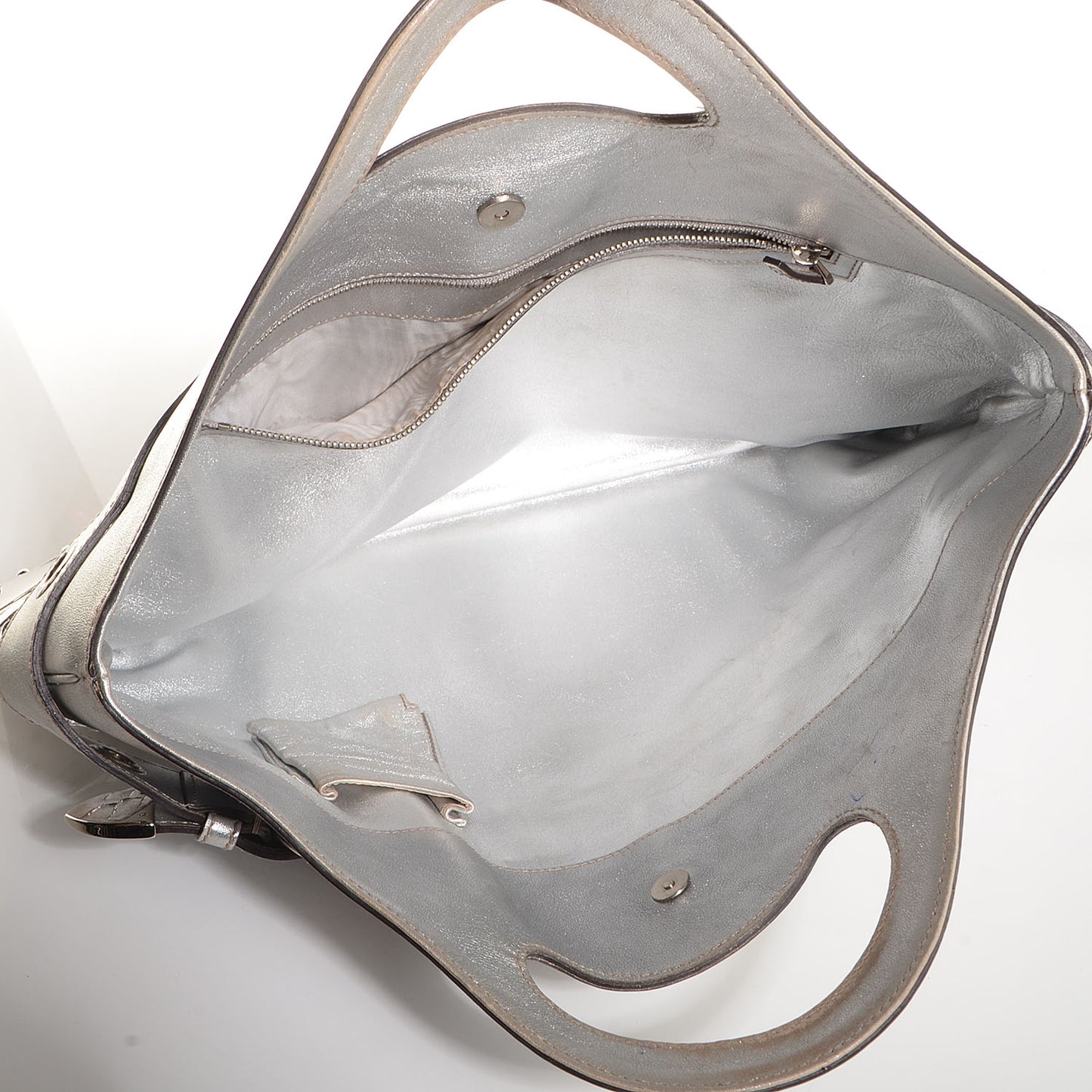 Python Romy Medium Tote Silver