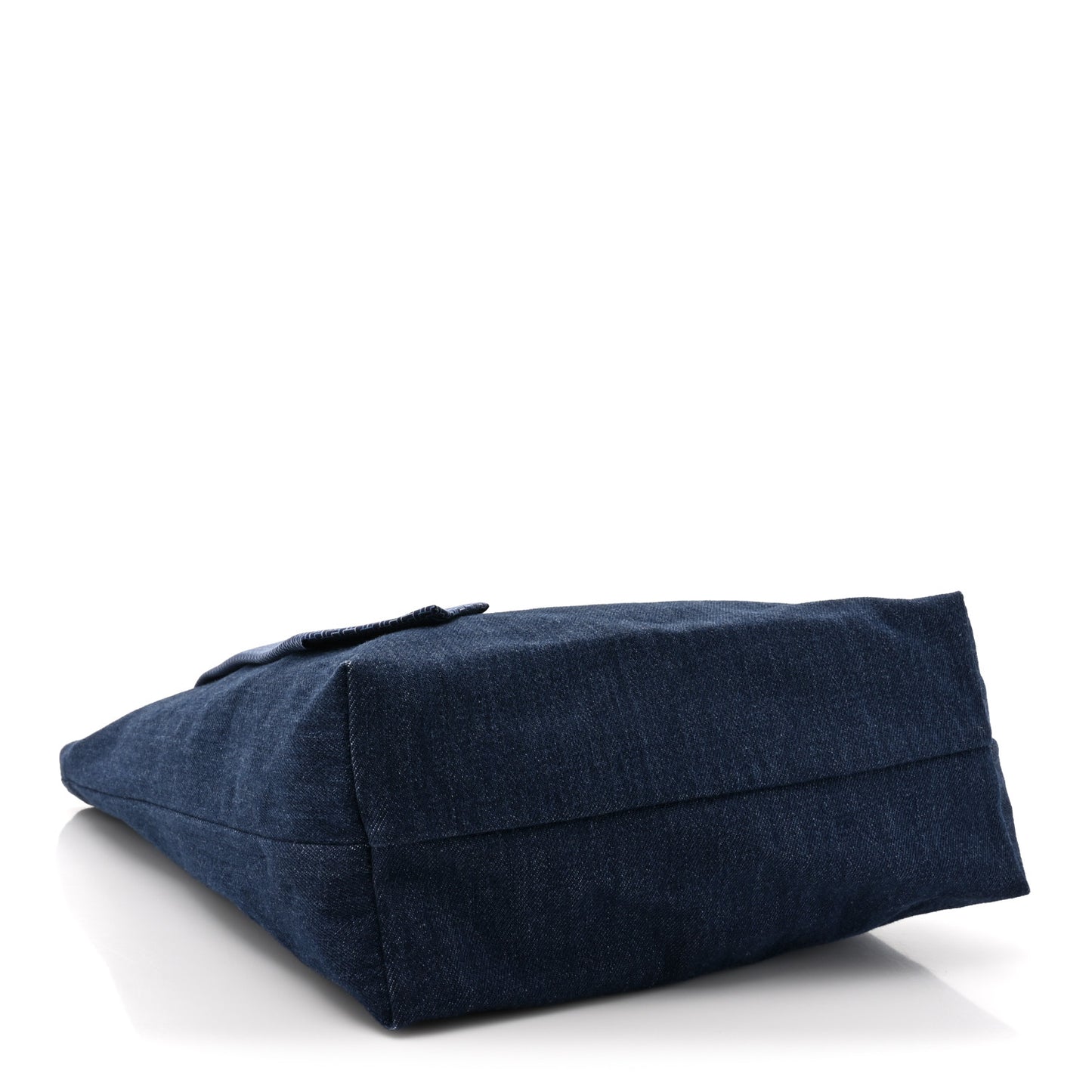 Denim Silk Petit H Ties Tote Bag