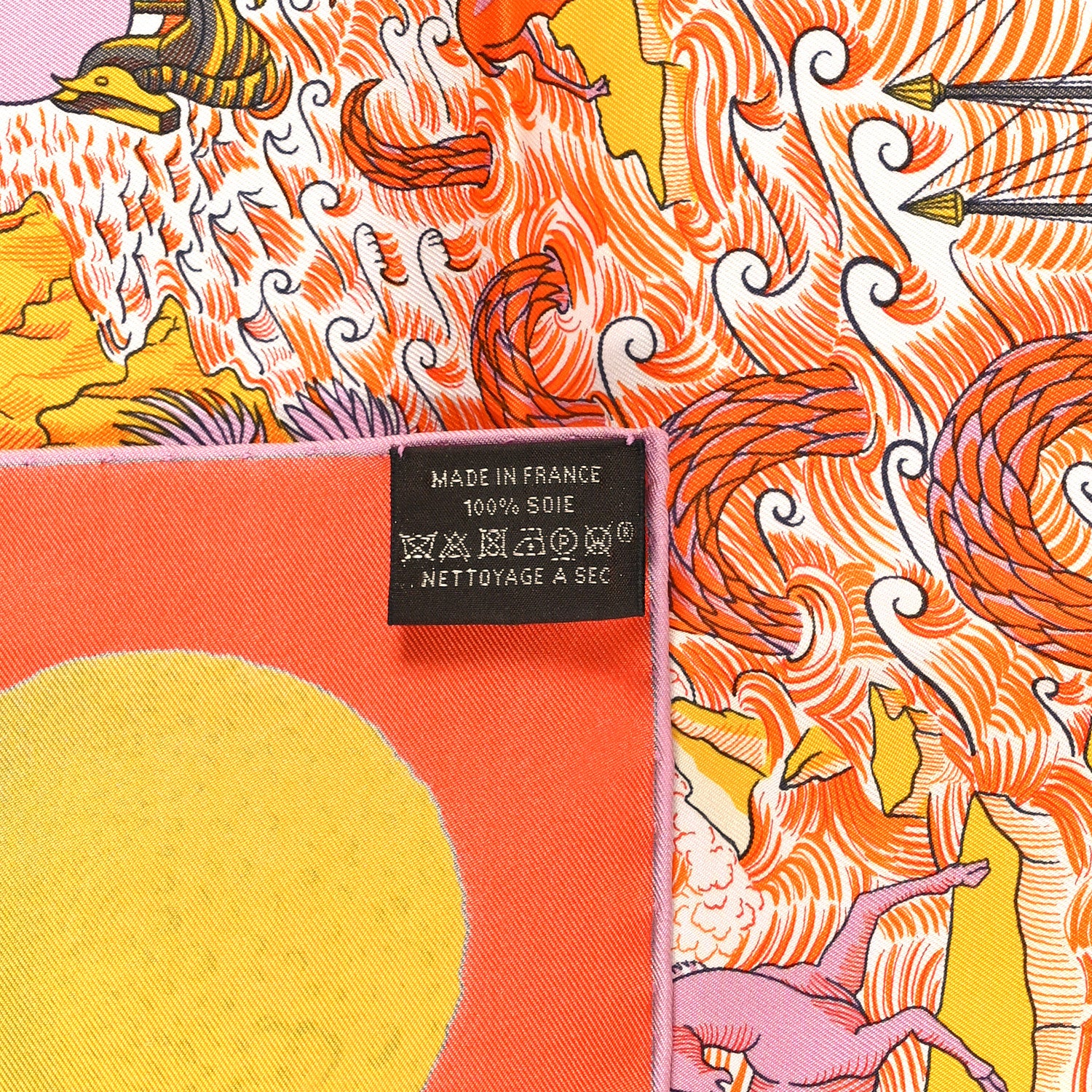 Hermes Silk Cosmographia Universalis Scarf 90 3 of 3