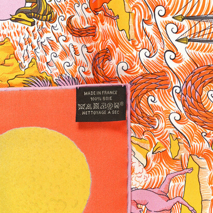 Hermes Silk Cosmographia Universalis Scarf 90 3 of 3