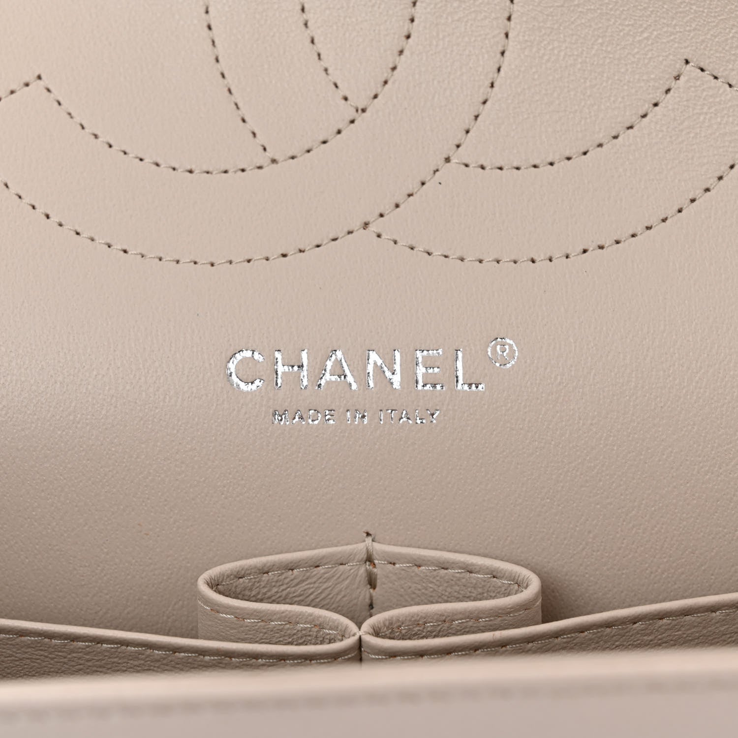 Chanel Caviar Quilted Jumbo Double Flap Ivory 6 of 11