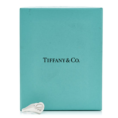 Tiffany Sterling Silver Return to Tiffany Heart Signet Ring 56 7.5 7 of 7