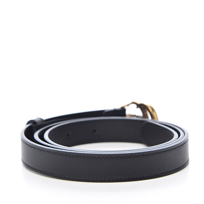 Gucci Calfskin Double G 20mm Belt 90 36 Black 3 of 6