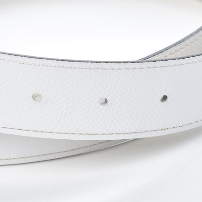 Hermes Swift Epsom 32mm H Belt 95 Craie White 6 of 8