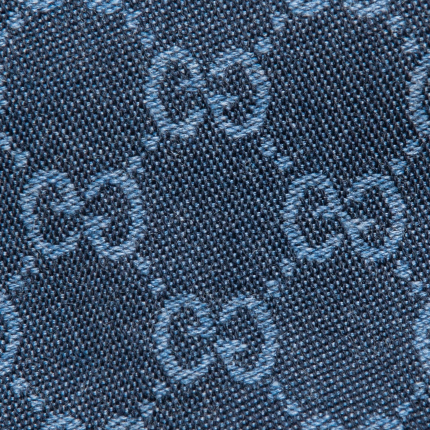 Gucci Wool Monogram Fringe Scarf Anthracite Navy Blue 5 of 6