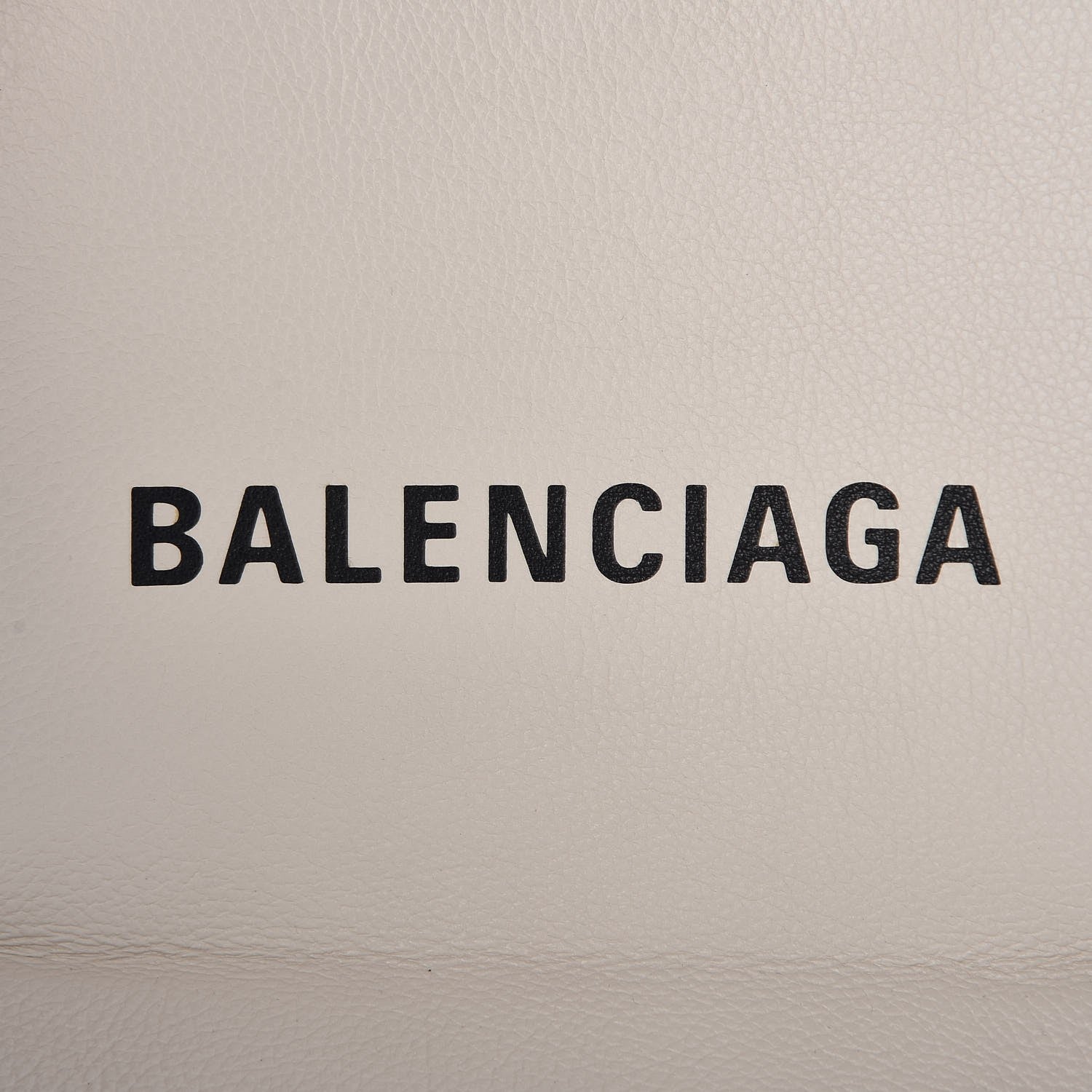 Balenciaga Calfskin Logo XXS Shopping Tote White 9 of 11