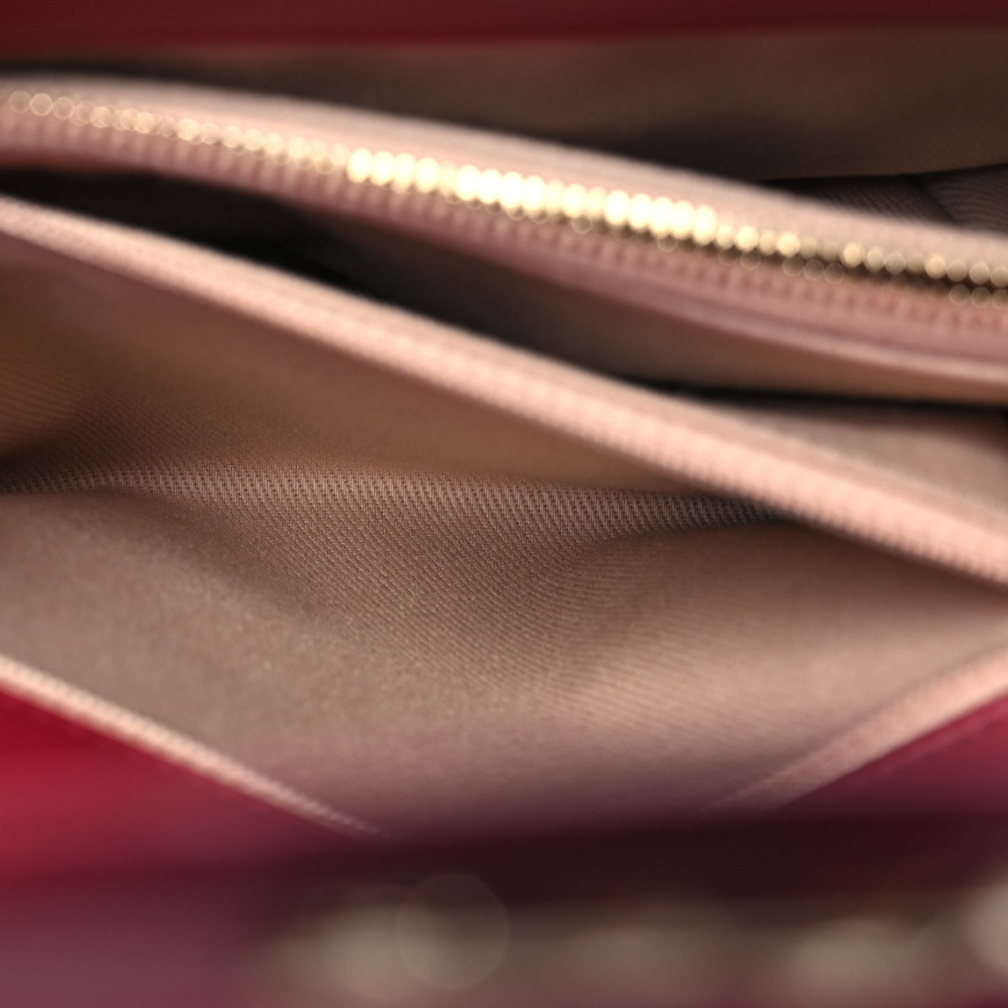 Calfskin Chevron Stitched Small Coco Flap Bag Red