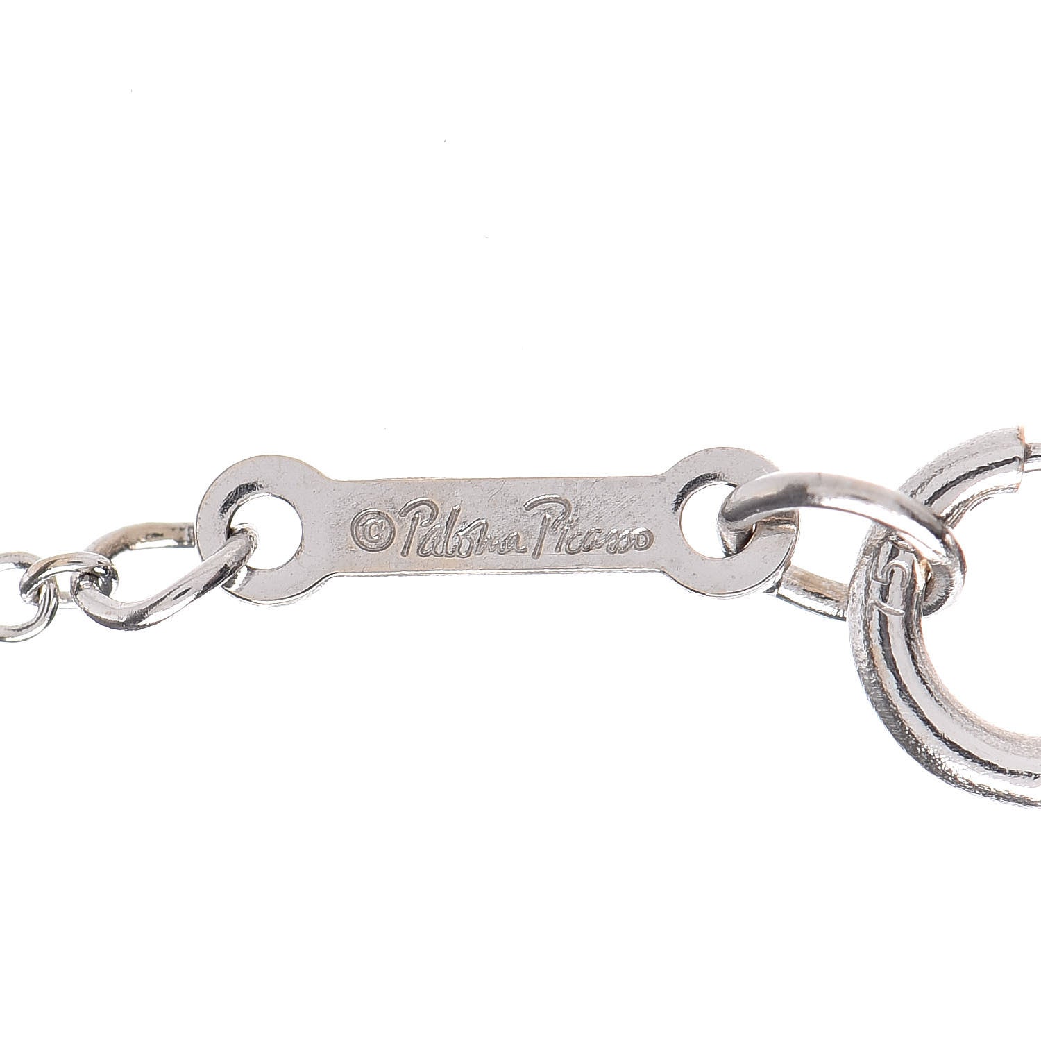 Tiffany 18K White Gold Diamond Paloma Picasso Graffiti X Pendant Necklace 5 of 7