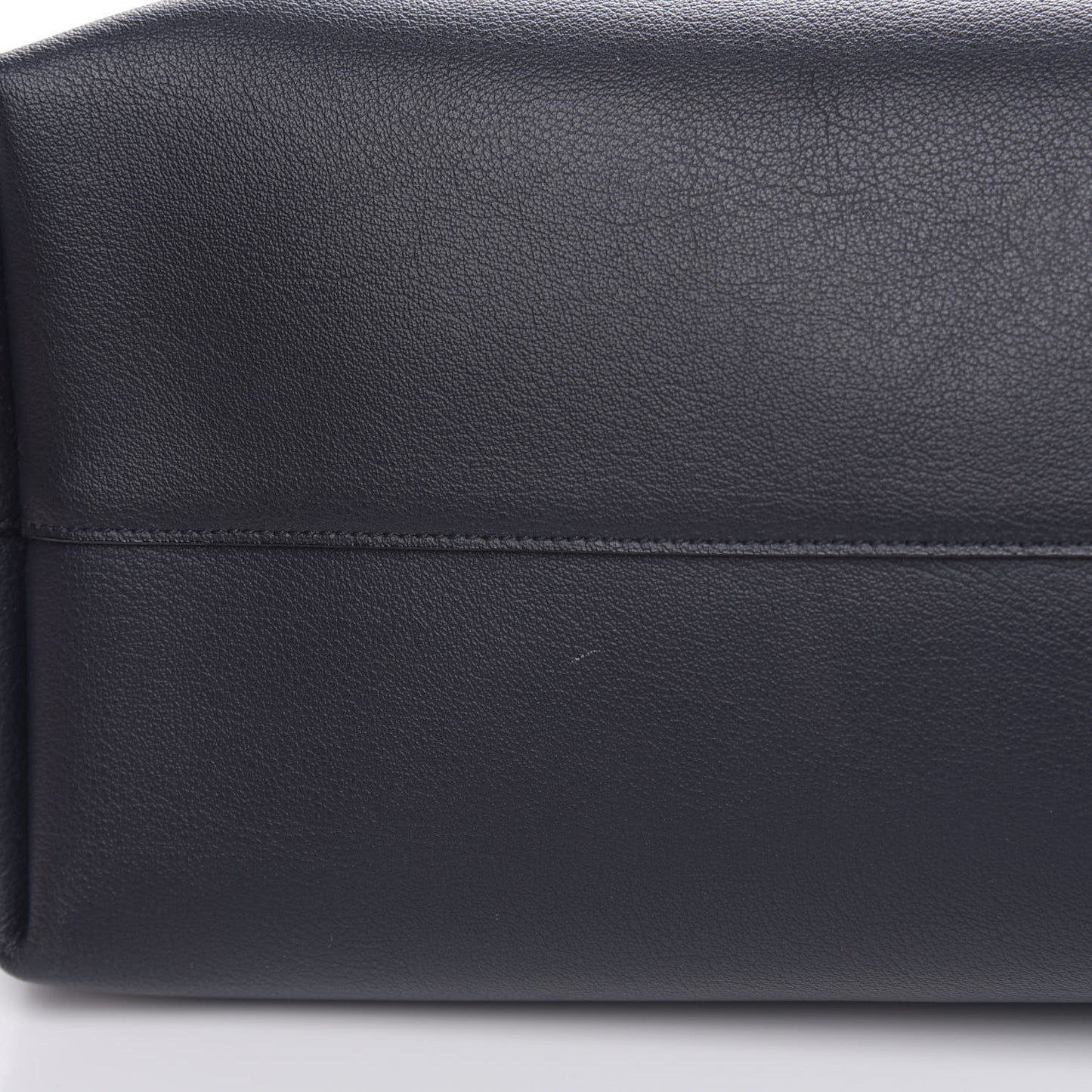 Calfskin Large Shopping Tote Deep Marine