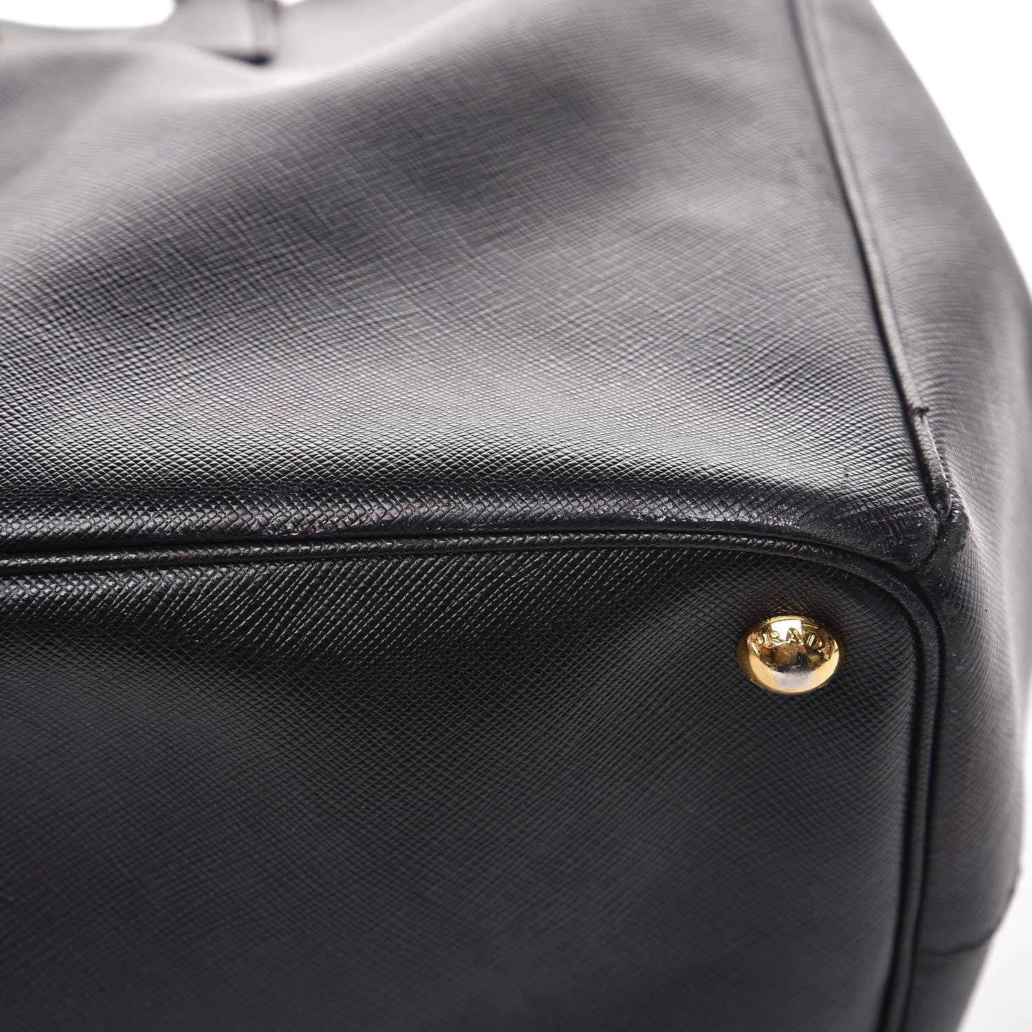 Prada Saffiano Lux Extra Large Galleria Double Zip Tote Black 9 of 19